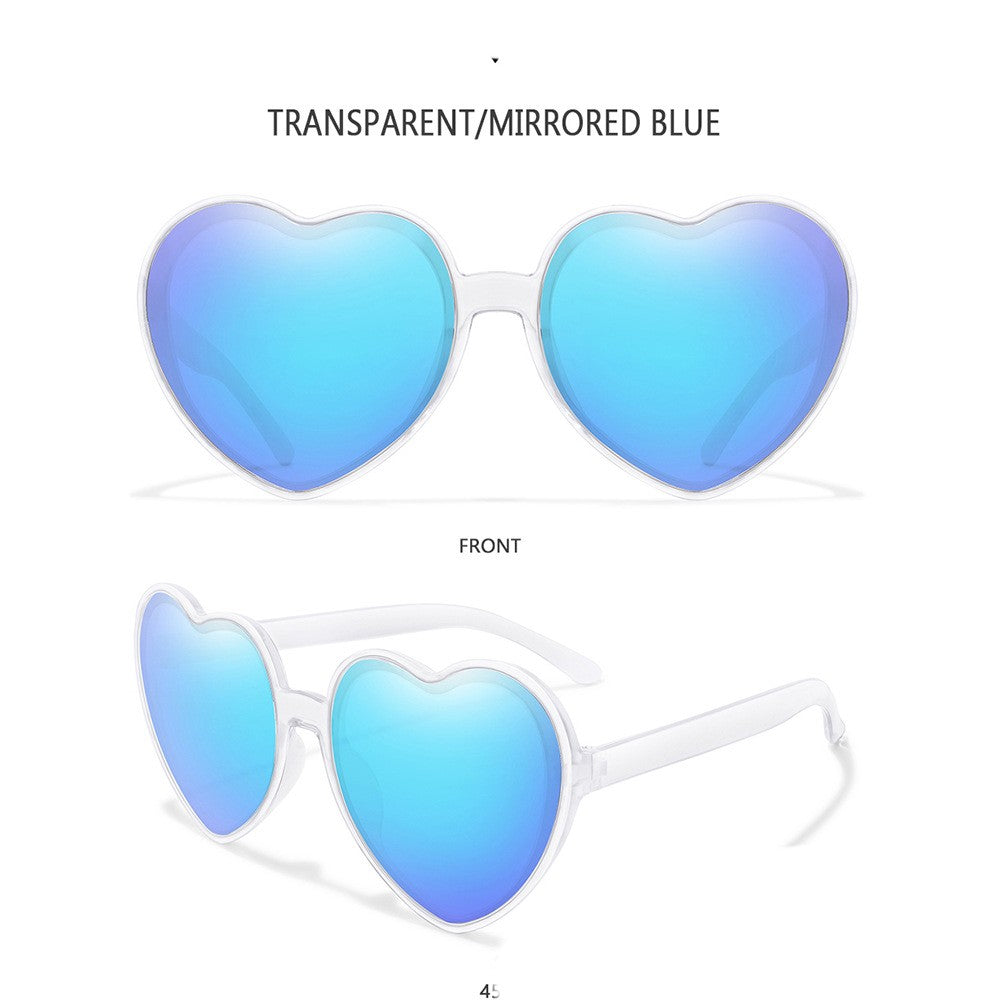 Fashionable Colorful Coated Love Sunglasses