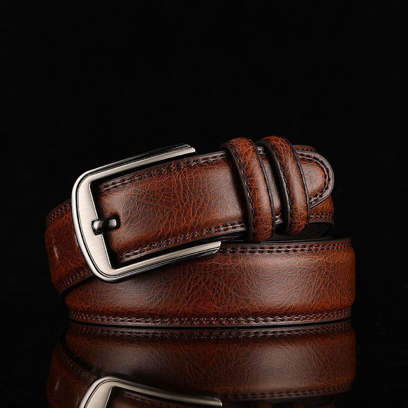 Boy's Leather Needle Buckle Casual Belt