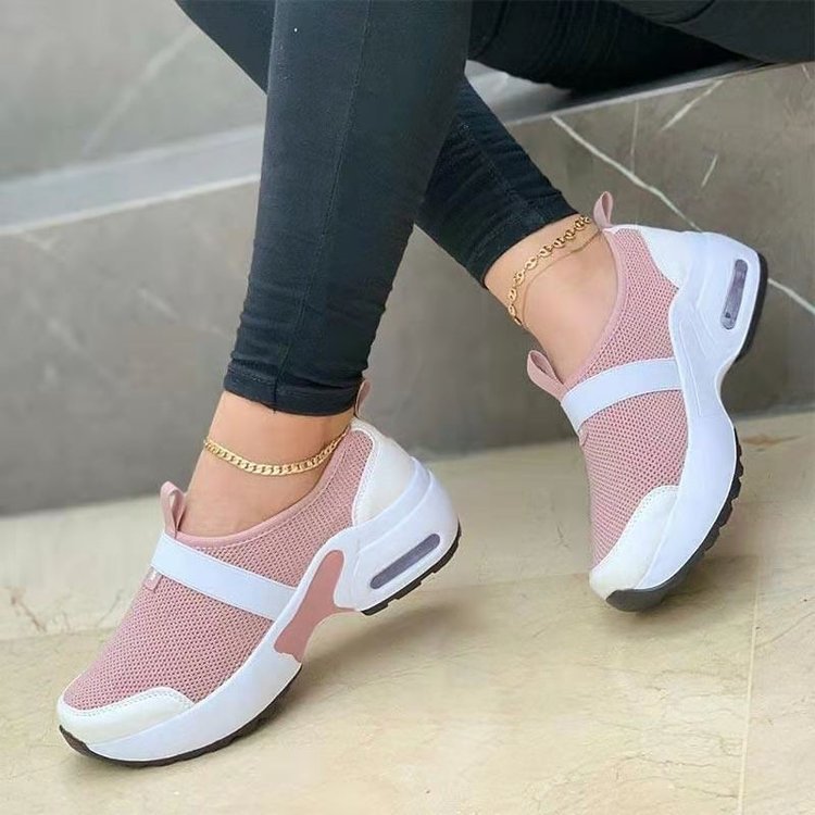 Women Flat Sneakers Lightweight Non Slip Walking Running Shoes