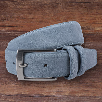 Mens Fashion Casual Solid Color Suede Belt