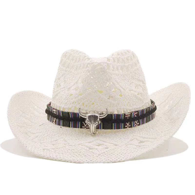 New Women's Beach Cowboy Straw Caps Sun Hat