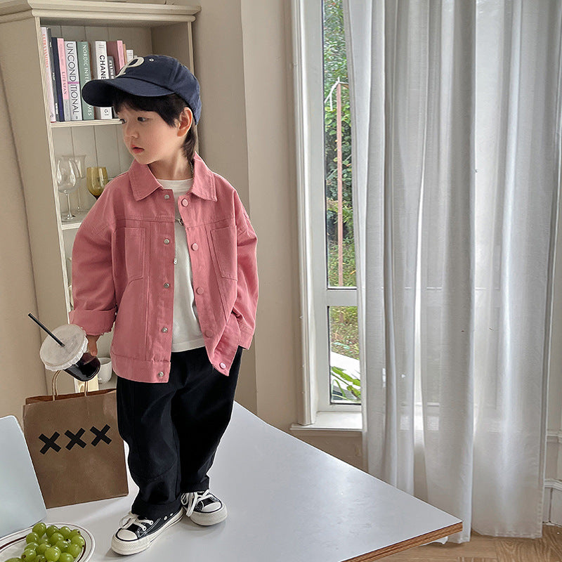 Long-sleeved Children's Twill Jackets