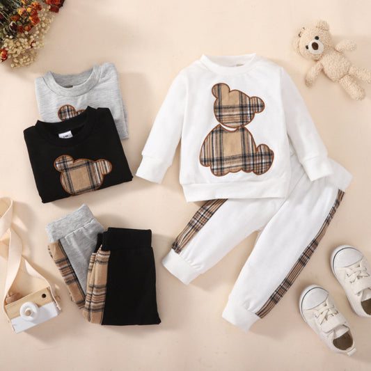 Boy Suit Cartoon Two Piece Set