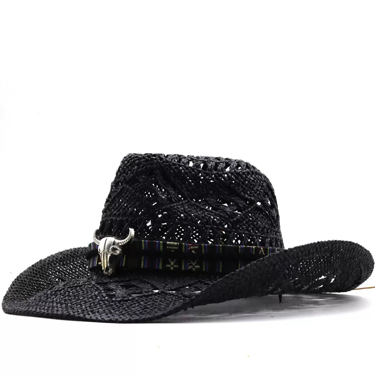 New Women's Beach Cowboy Straw Caps Sun Hat