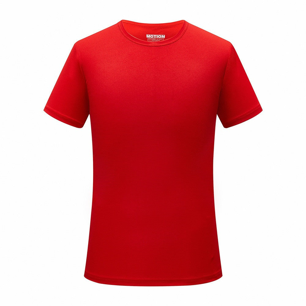 Men Quick Dry T Shirt Running Slim Fit Top Tees Solid Shirts