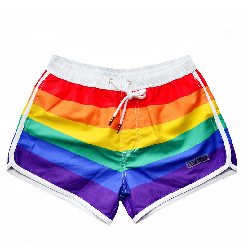 Rainbow Swim Beach Shorts