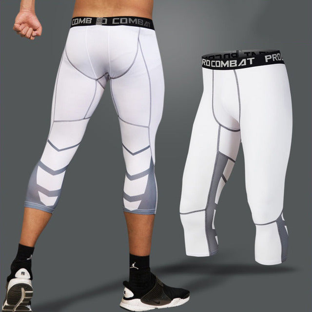 Men Lycra Compression Pants Cycling