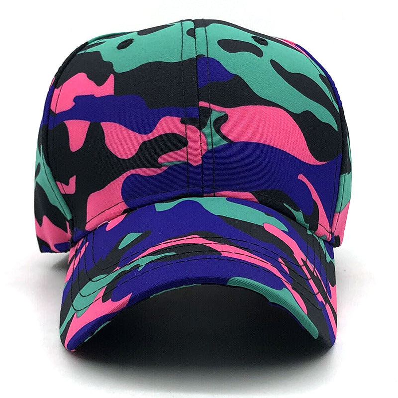 Camouflage Baseball Cap Female Street Trend Hip Hop