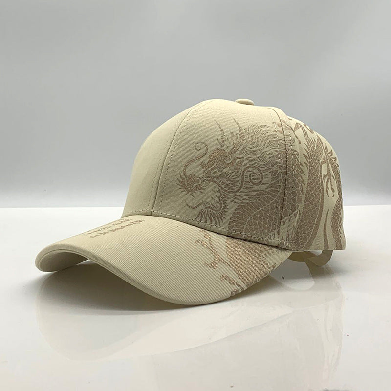 Baseball Cap Chinese Style Fashion Dragon Couple Sun Hat Outdoor