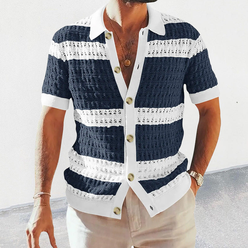 Summer Formal Men Collar Shirts