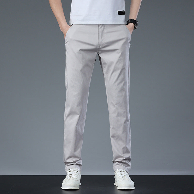 High-end Casual Cotton Grey Pants