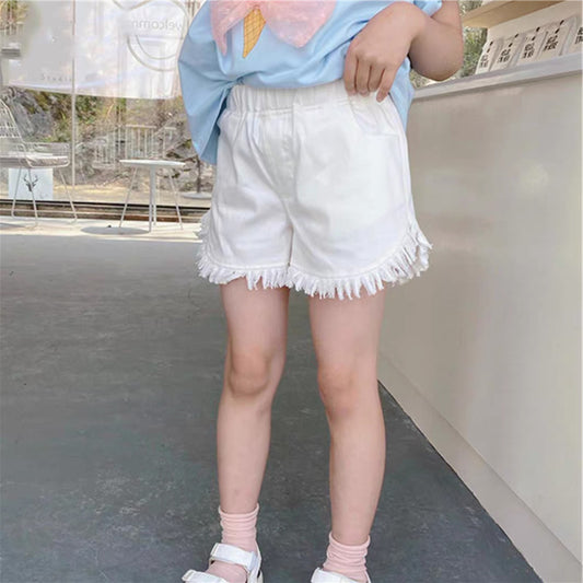 Summer Denim Color Shorts For Kids