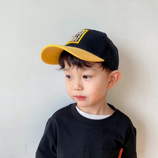 Boys And Girls Casual Color Matching Embroidery Caps